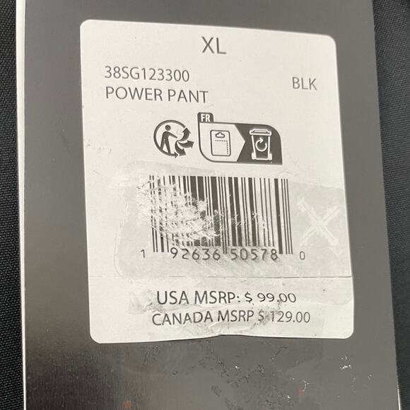 Spyder Power Insulated Black Pants EXO Shield Boy Size XL New With Tags - Picture 3 of 12